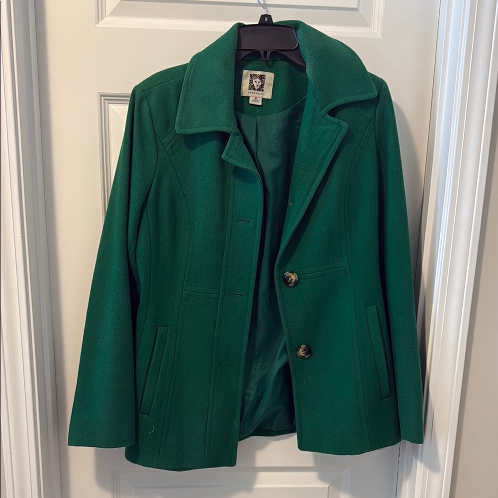 Anne Klein Green Professional Blazer Suit Jacket